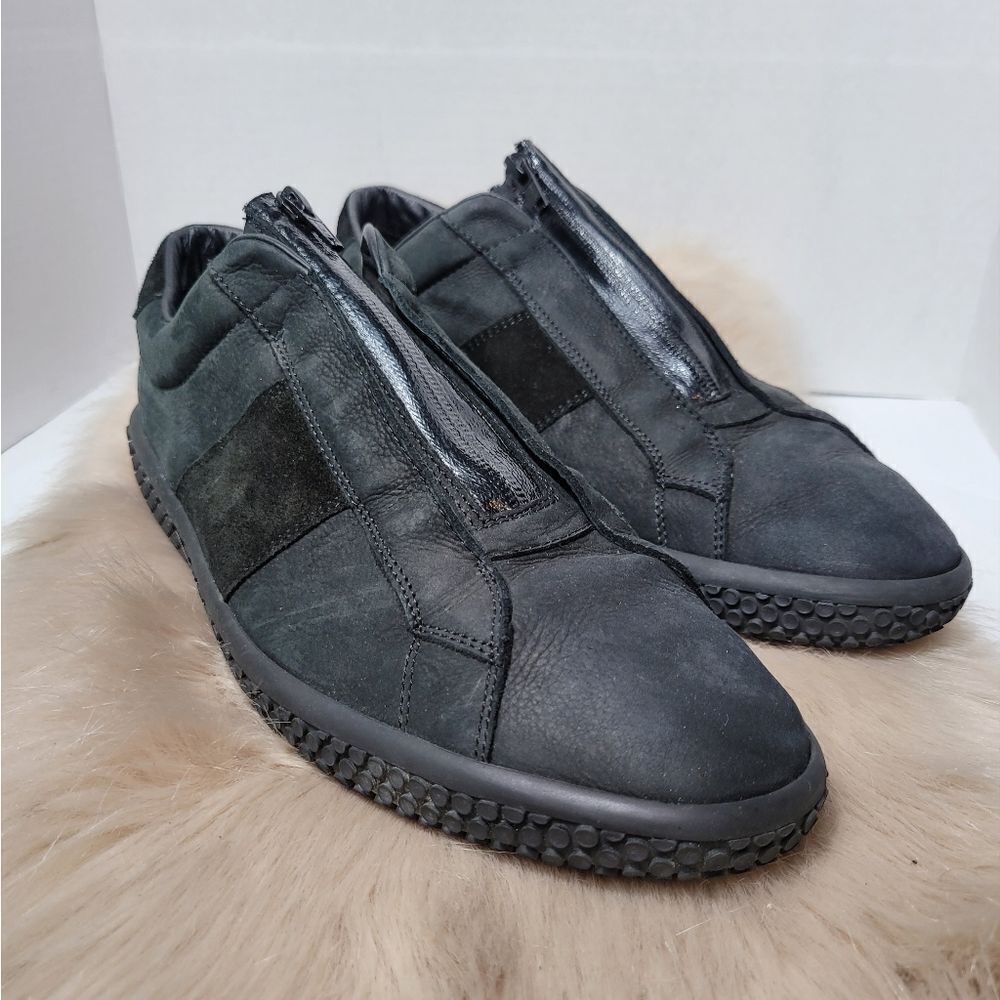 Oxs Black Suede Low Top Men's Sneaker Shoes Size 13